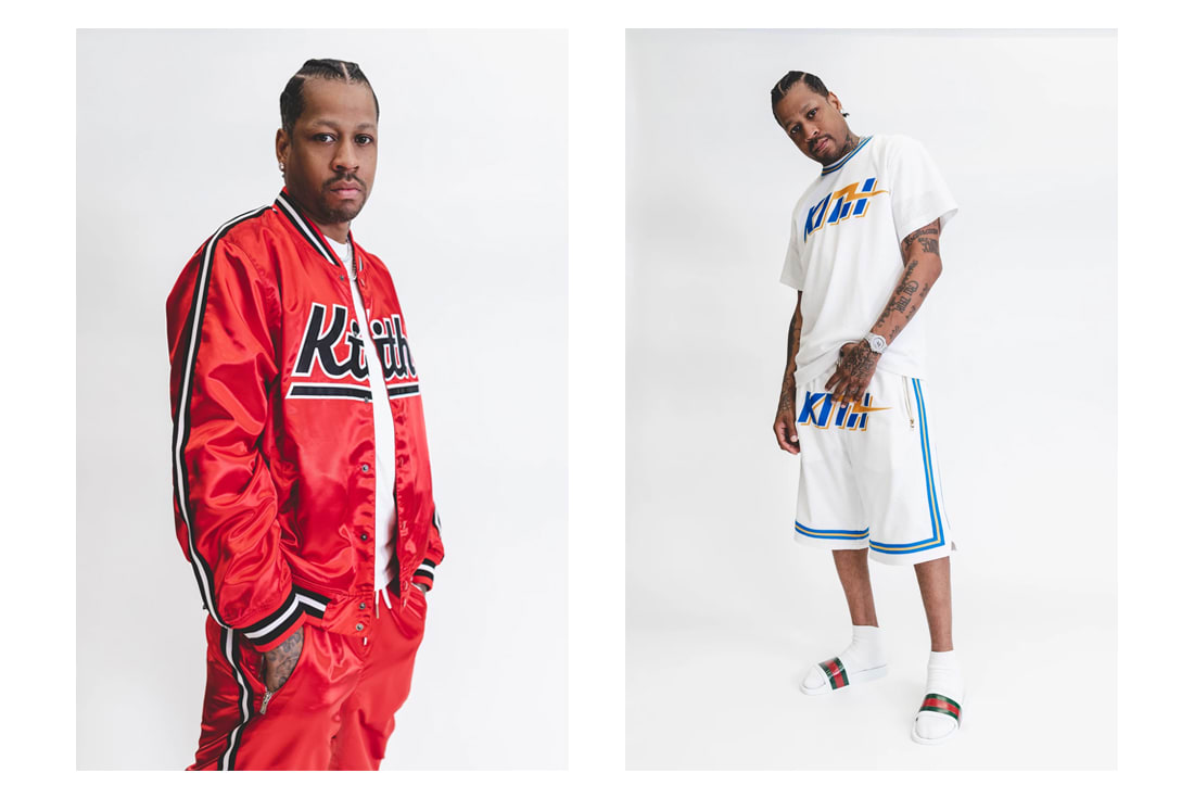 Allen Iverson Kith Mitchell and Ness