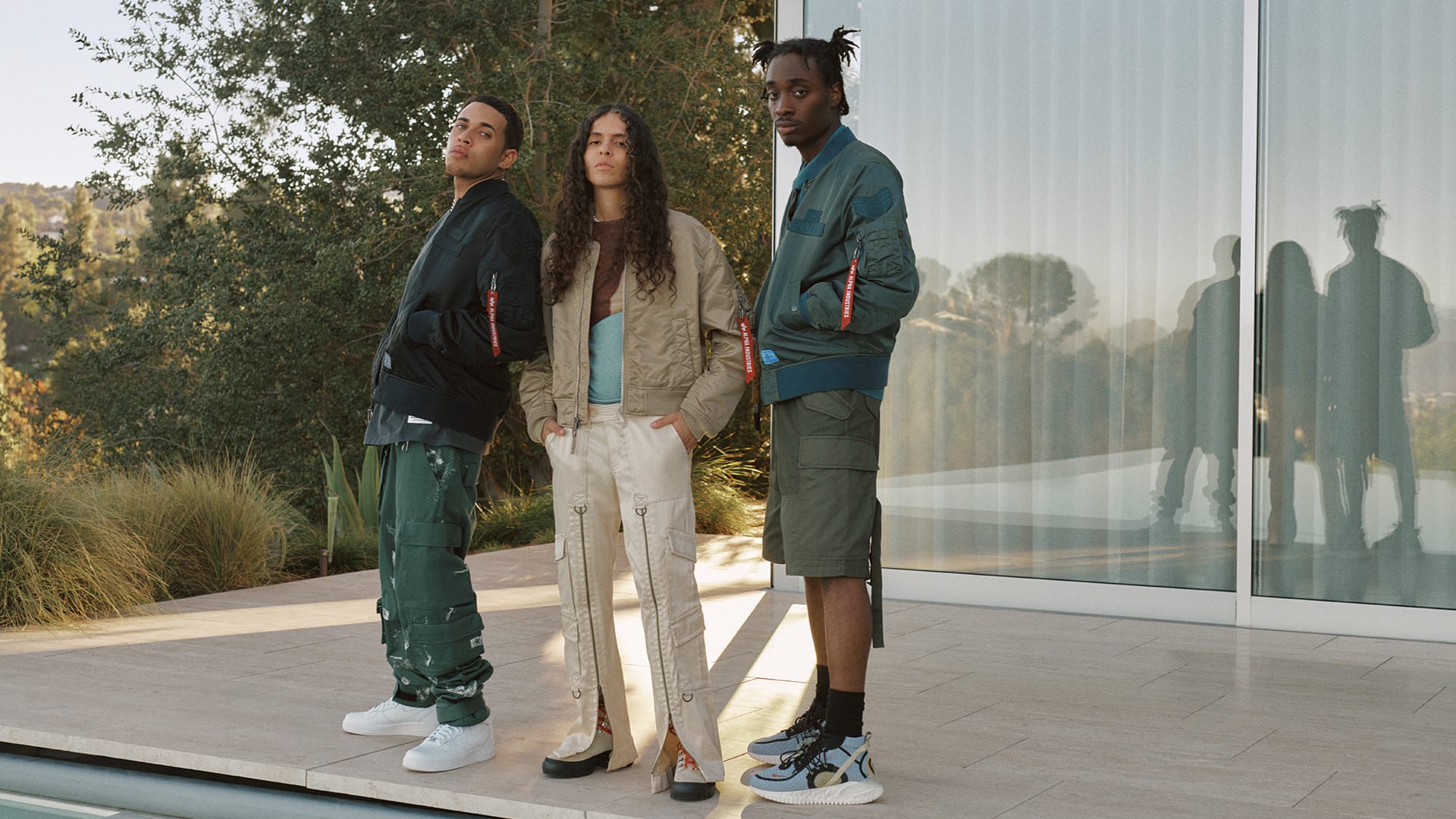 070 Shake and the 070 crew for Alpha Industries&#x27; SS22 campaign