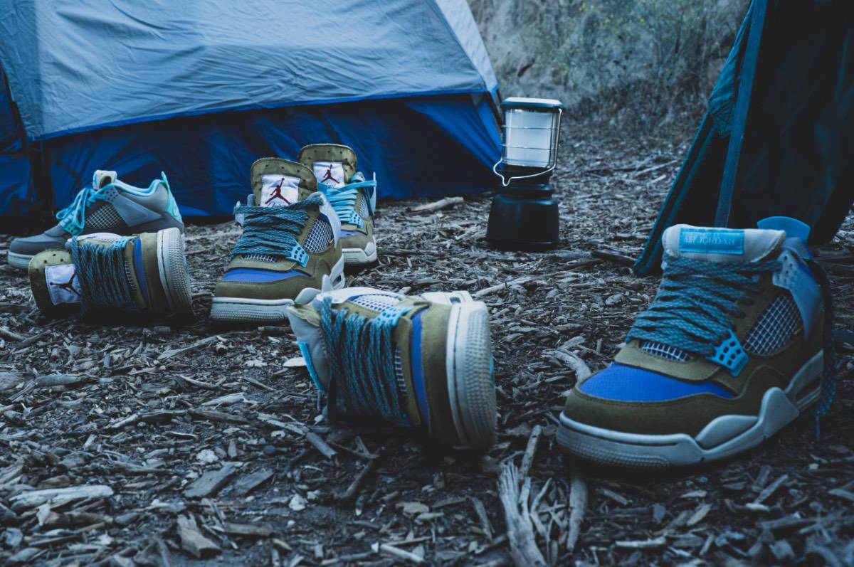 Union x Air Jordan 4 &#x27;Tent and Trail&#x27;