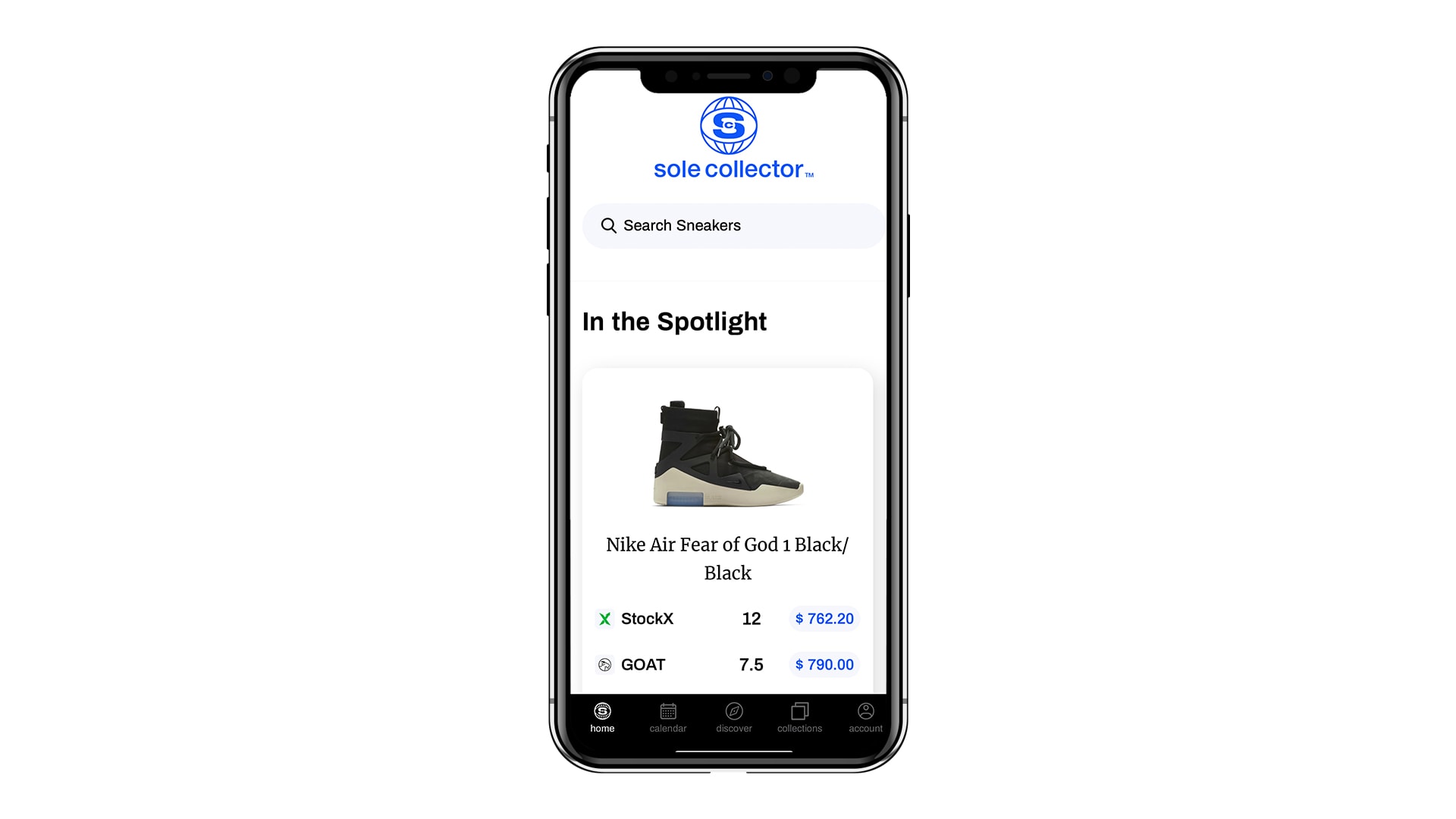 Sole Collector App