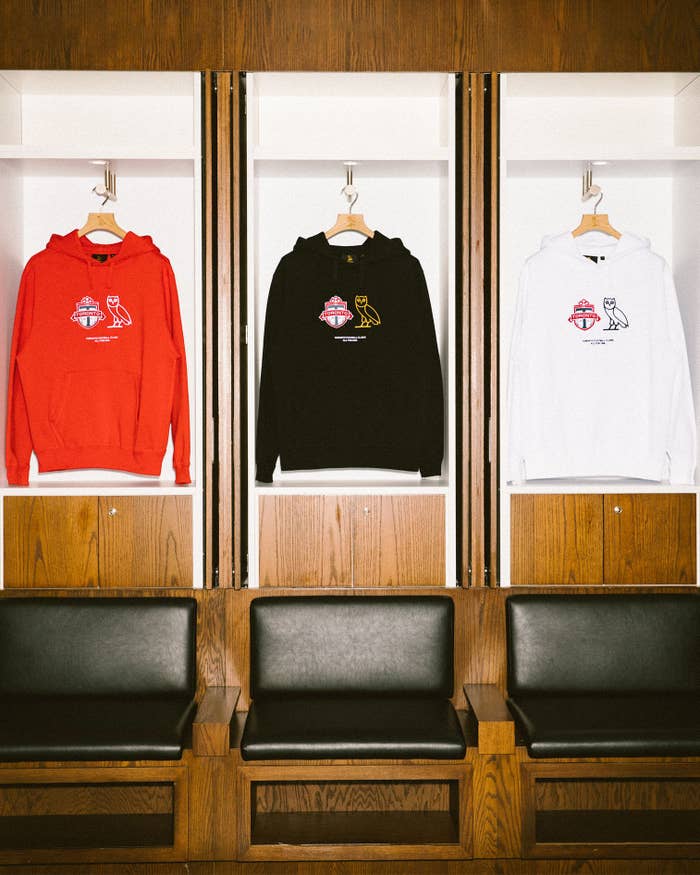 Toronto FC x OVO hoodie collection
