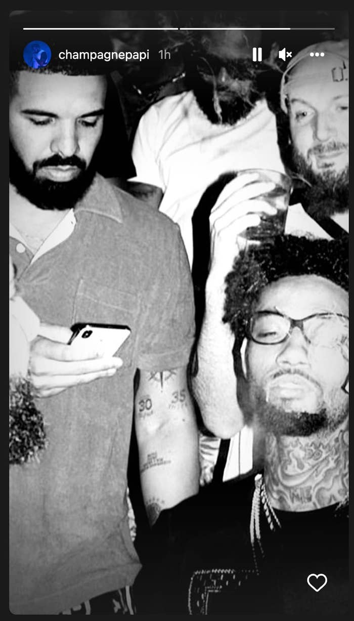 Drake's PnB photo on Instagram