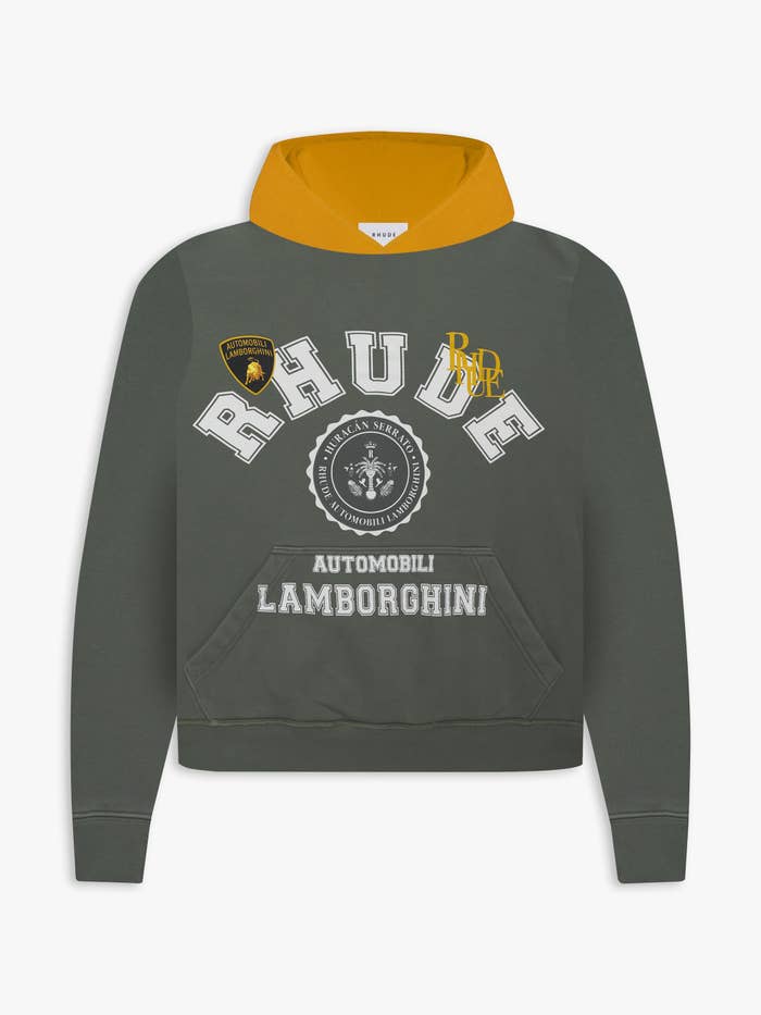 A collaboration between Rhude and Automobili Lamborghini