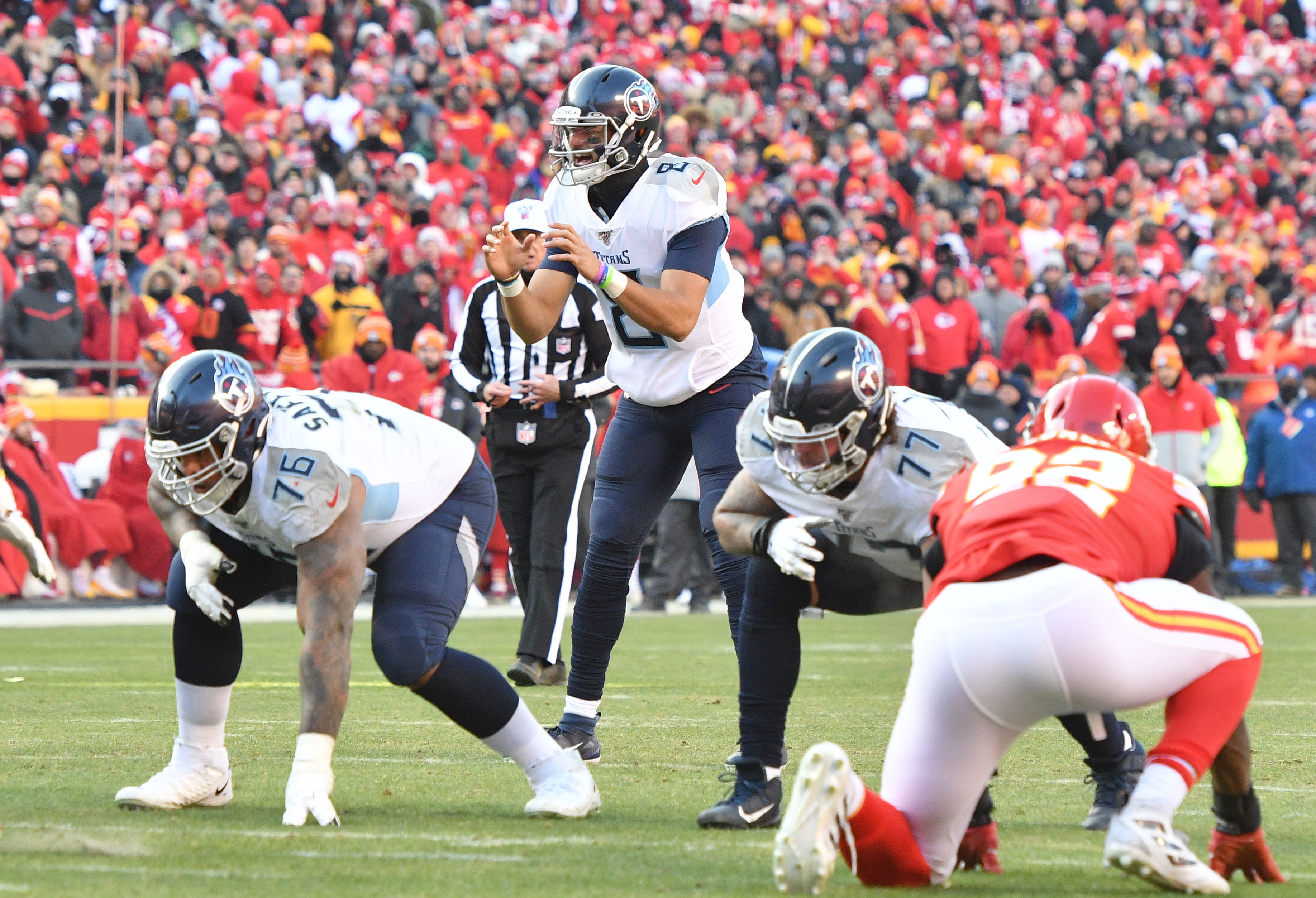 Marcus Mariota Titans Chiefs Playoffs 2020