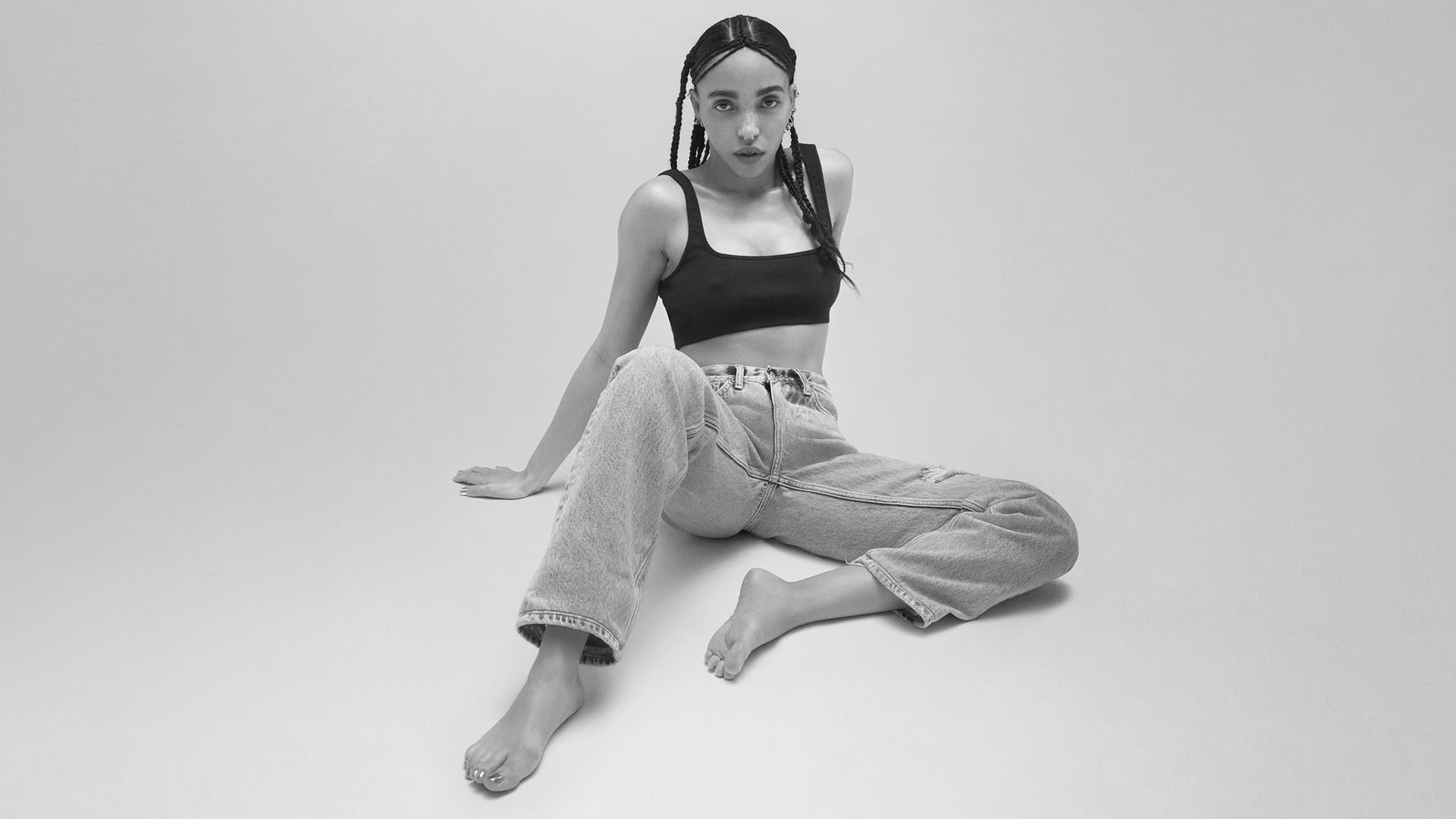 FKA twigs in the Calvin Klein Spring 2023 campaign