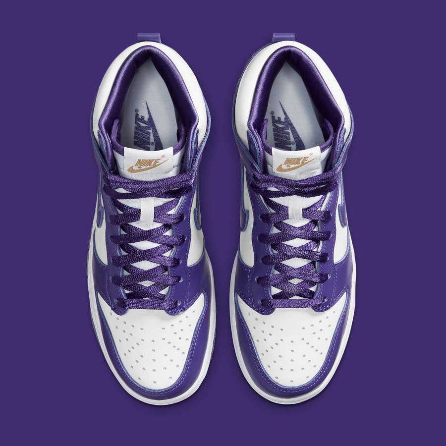 Varsity Purple' Nike Dunk High Returns This Week | Complex