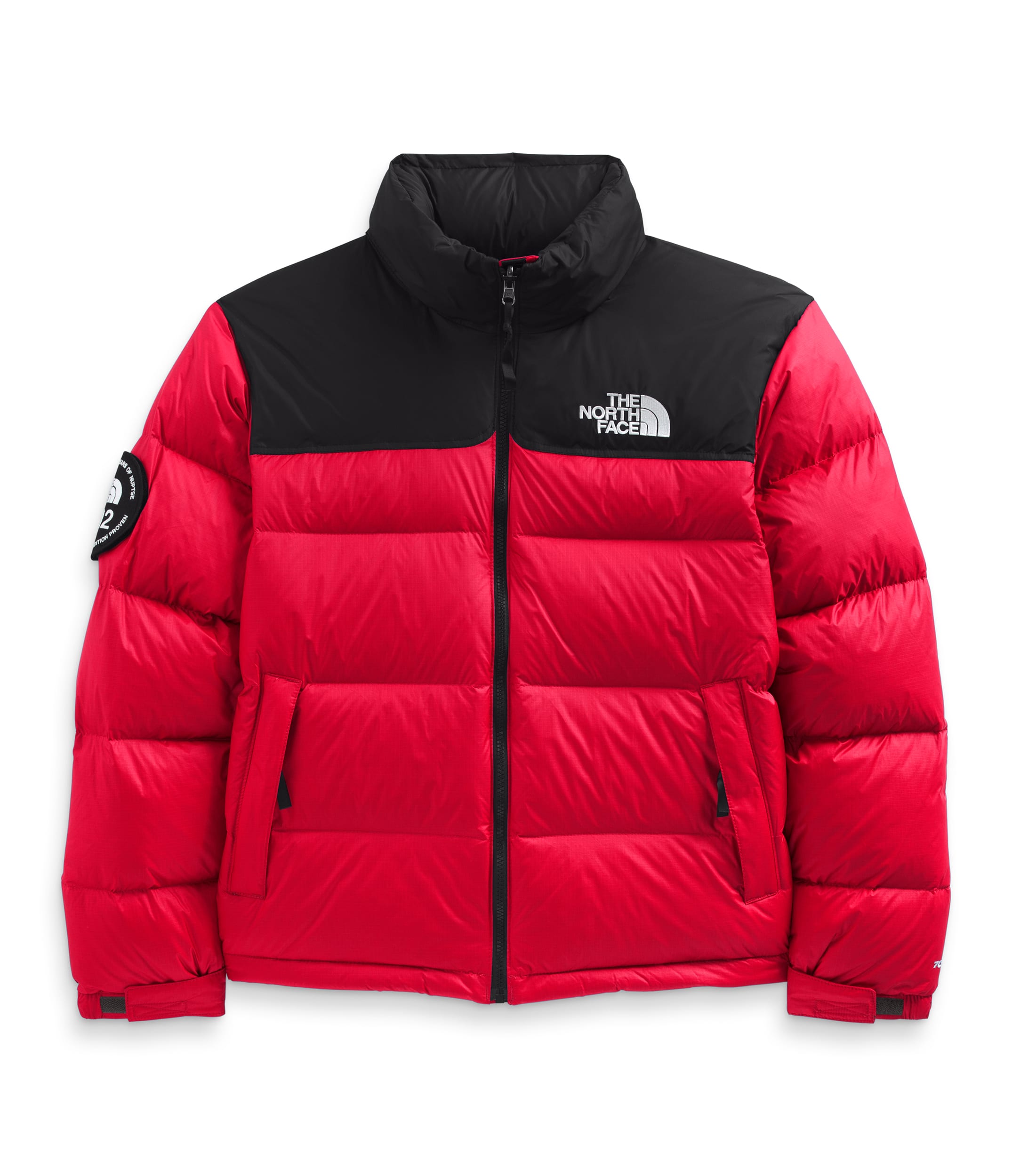 Nuptse jacket North Face in red