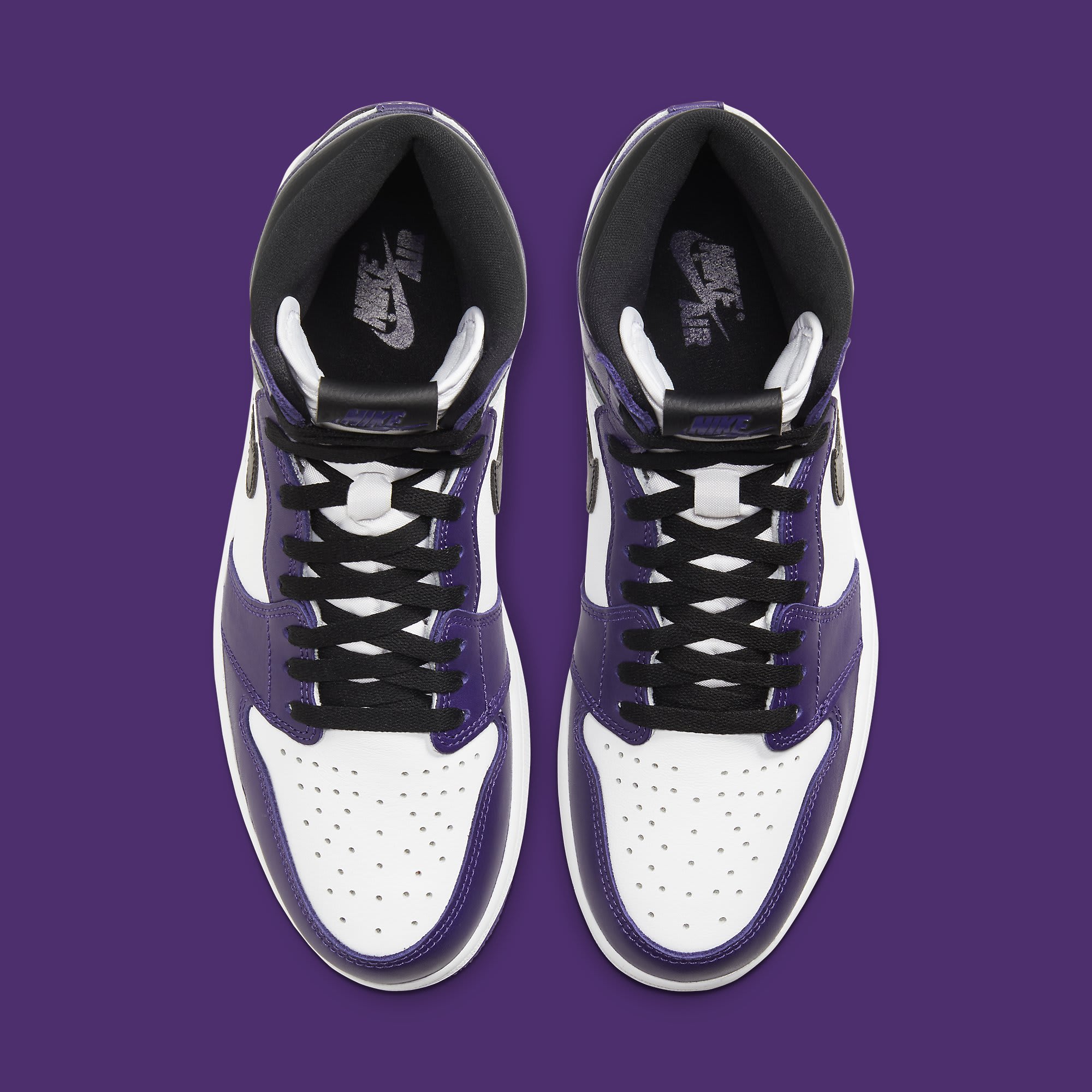 Air Jordan 1 Court Purple Release Date 555088-500 Top