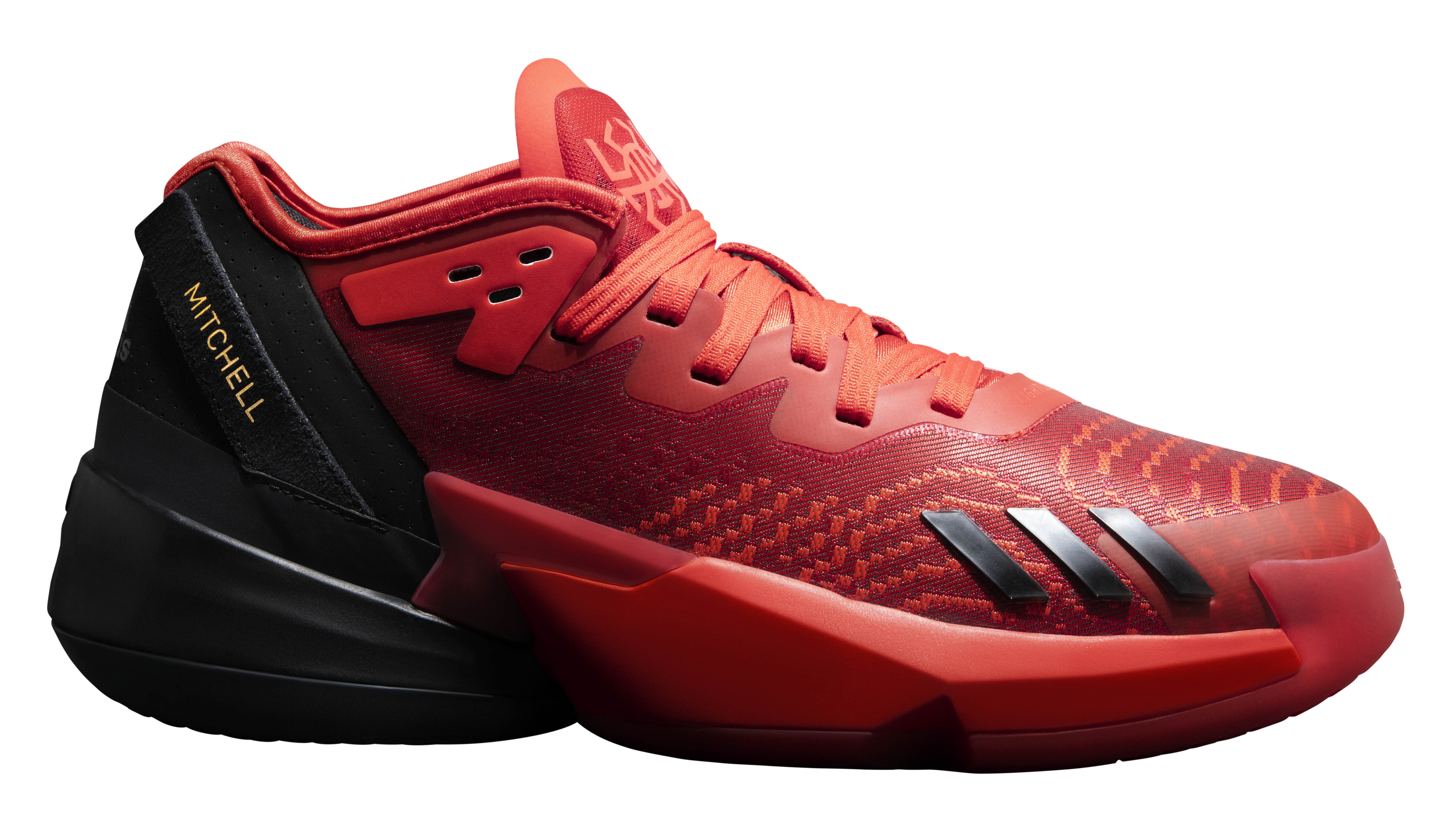 Louisville Cardinals adidas D.O.N. Issue 2 Shoes - Black/Red
