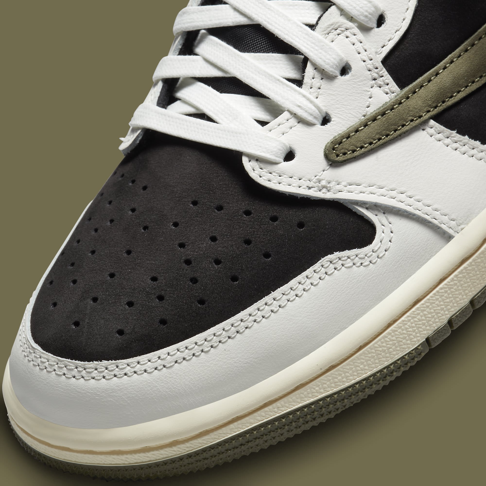 Medium Olive' Travis Scott x Air Jordan 1 Low Drops Tomorrow | Complex