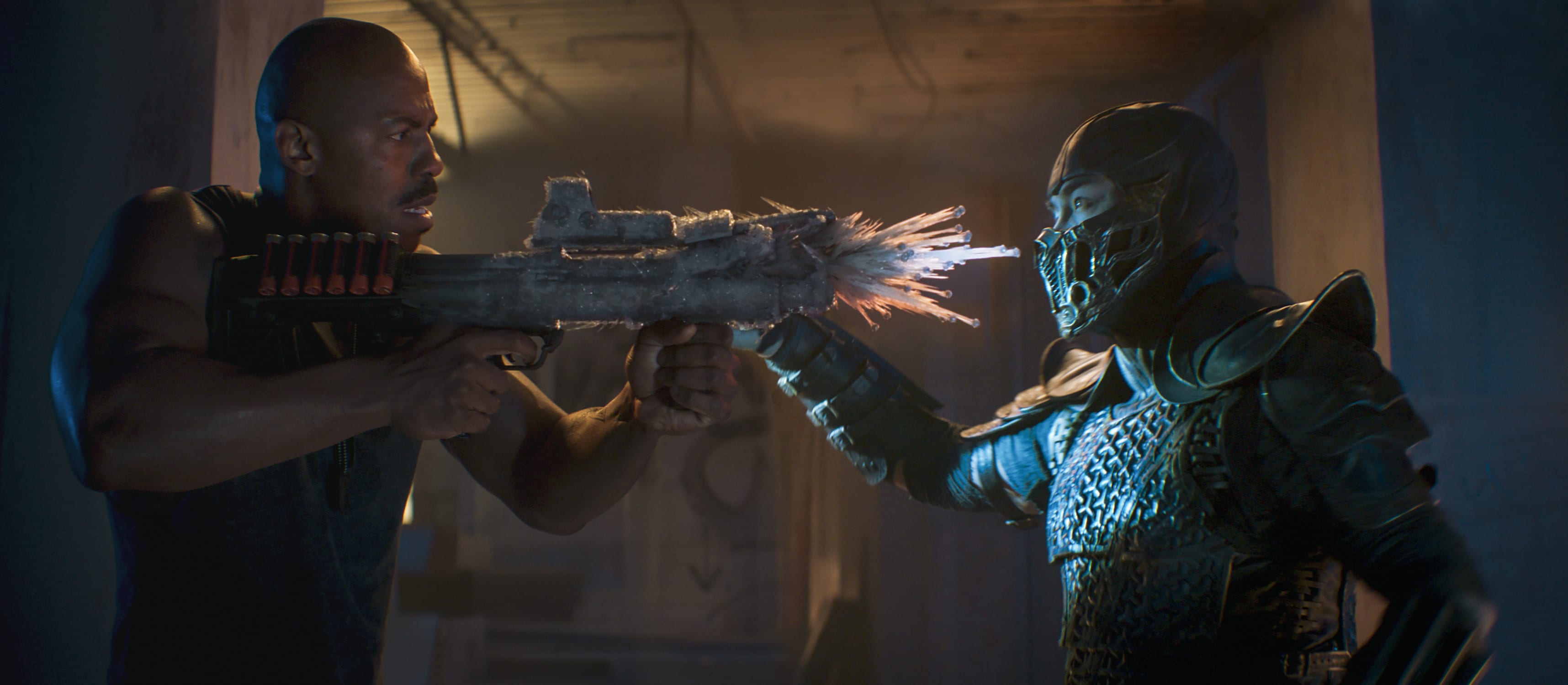 Jax (Mehcad Brooks) and Sub Zero (Joe Taslim), &#x27;Mortal Kombat&#x27;