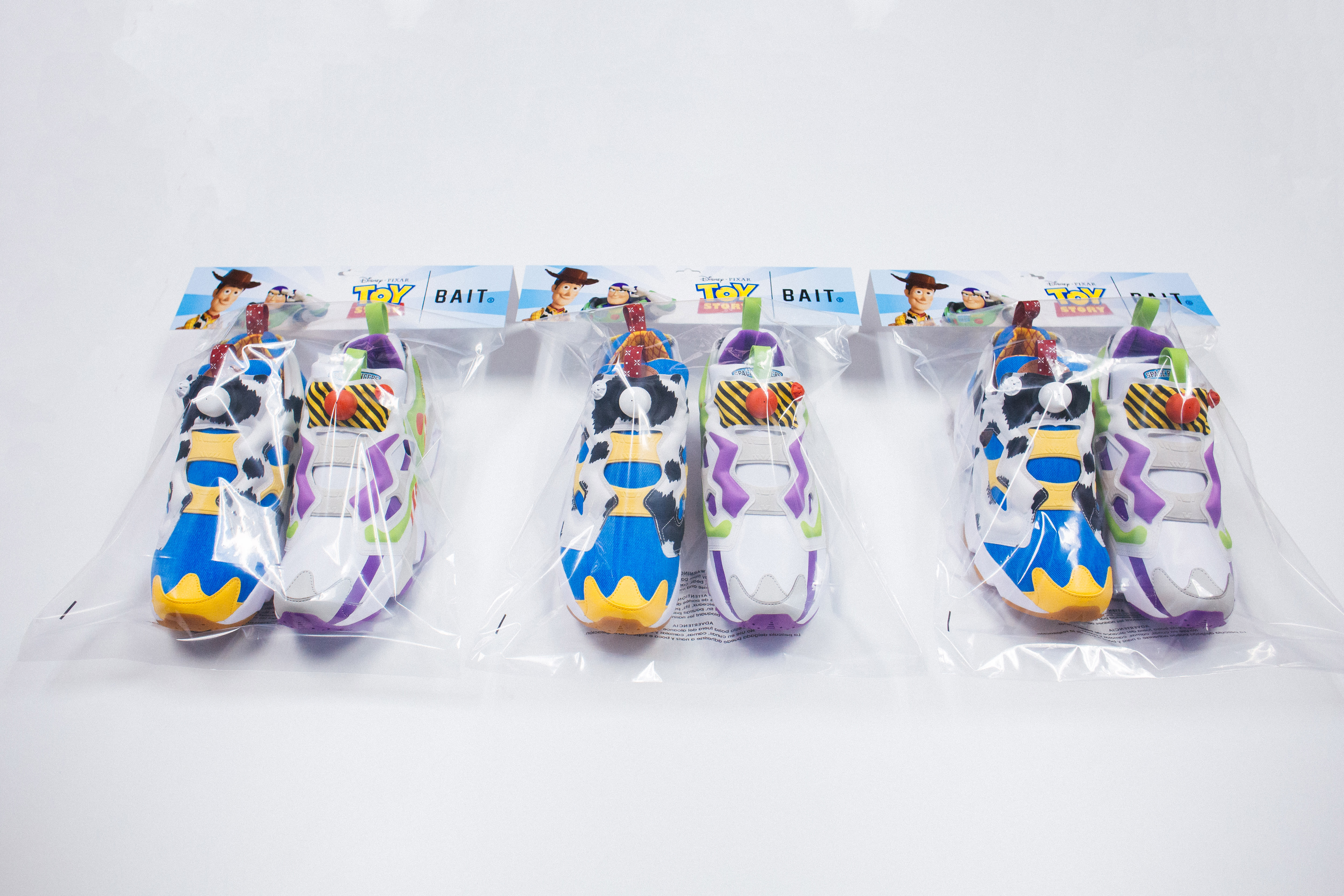 Bait x Disney Toy Story x Reebok Instapump Fury Packaging