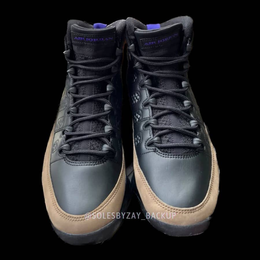 Official Look at the Light Olive Concord Air Jordan 9 Complex