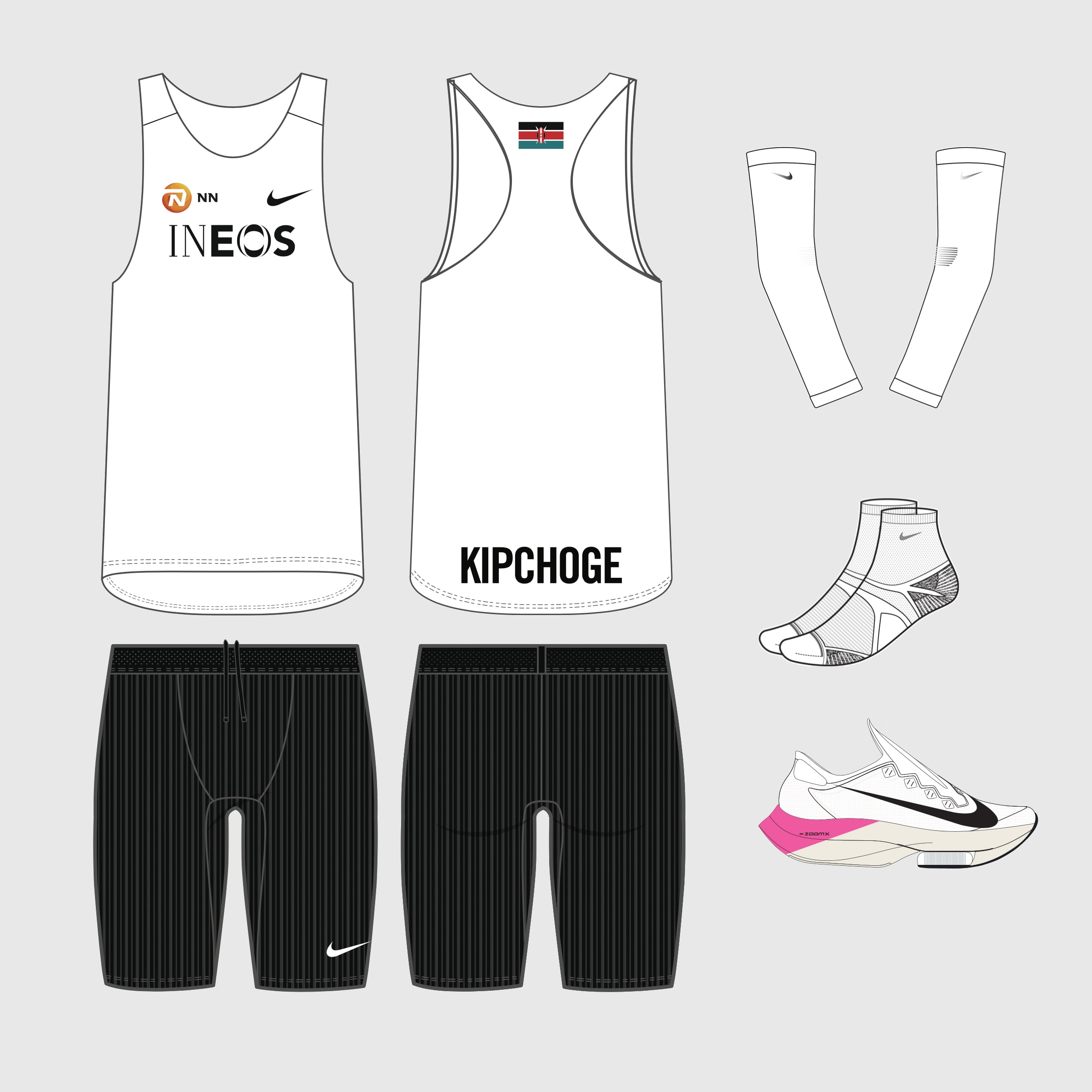 Eliud Kipchoge Race Kit Original