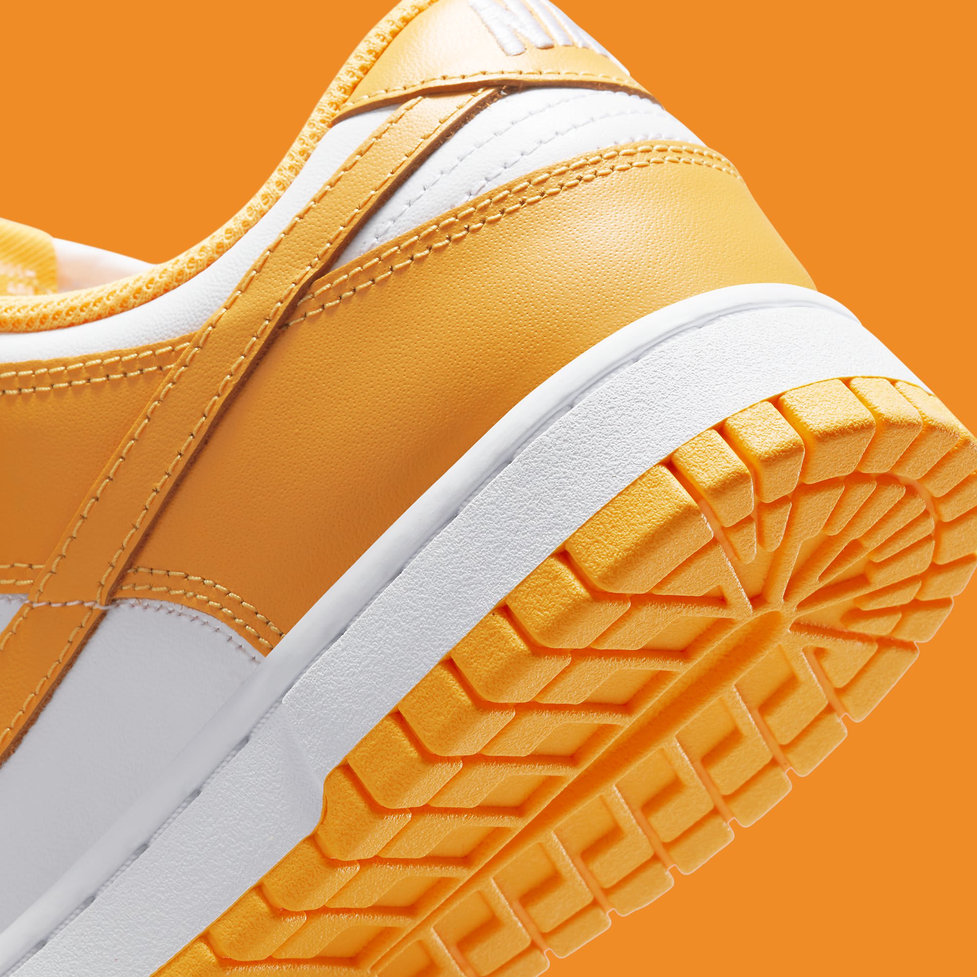 Nike Dunk Low Laser Orange Release Date DD1503-800 Heel Detail