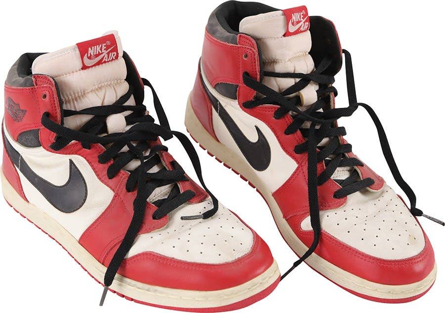 Michael Jordan's Broken Foot Game Air Jordan 1s Sell For $422,130