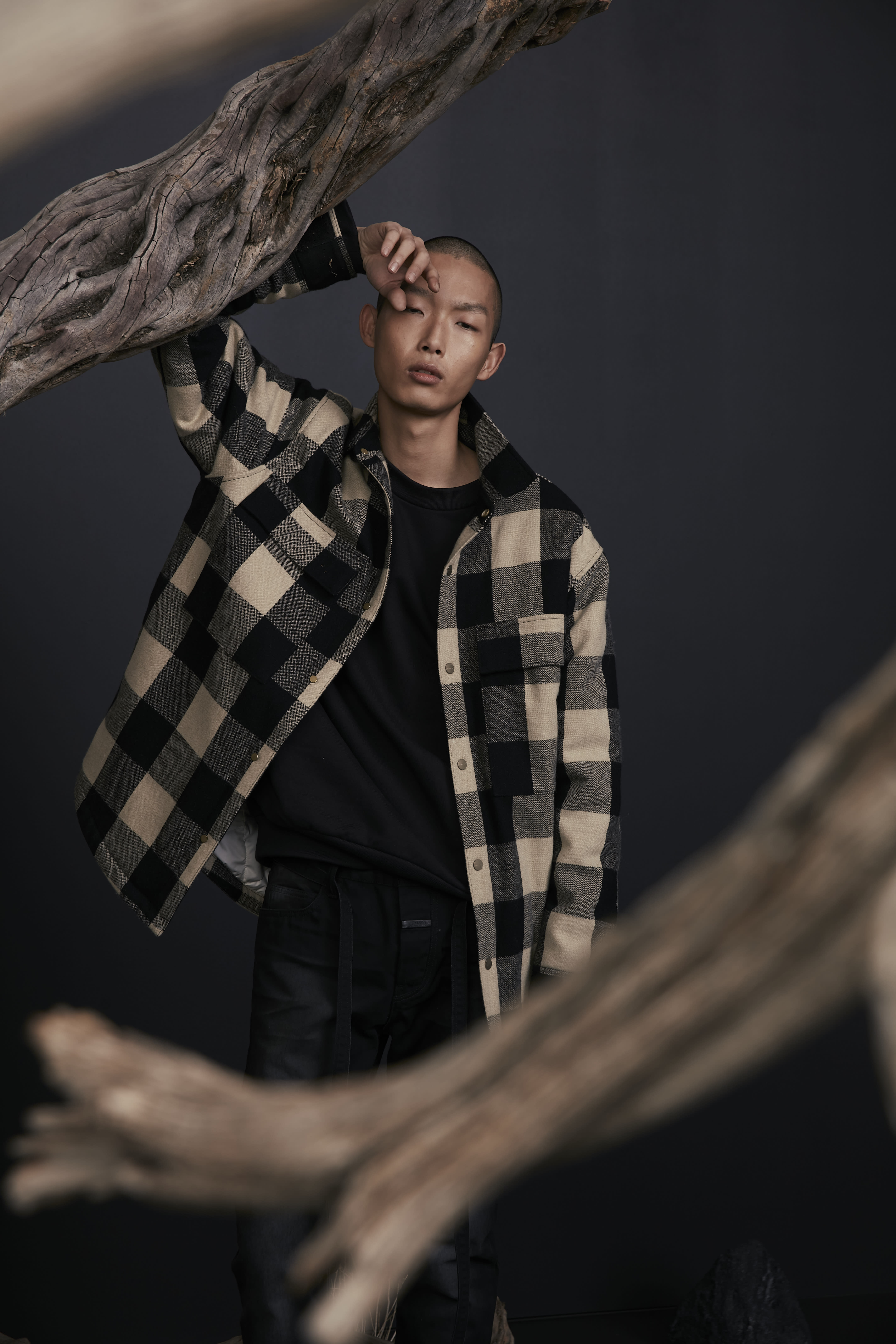 FEAR OF GOD OVERSIZED CHECK SHIRT JACKET