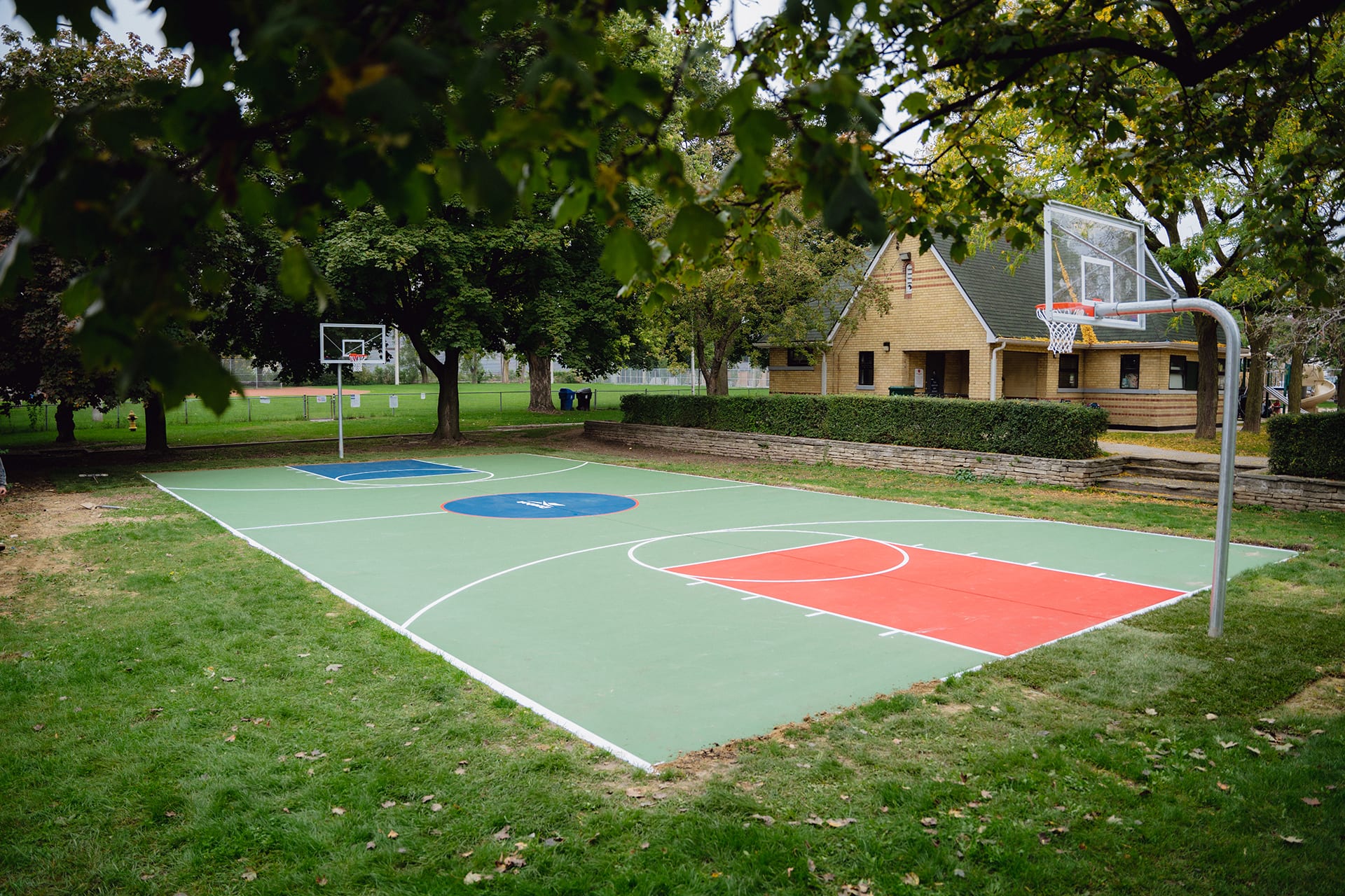 Reeboks new and improved McGregor Park basketball court.