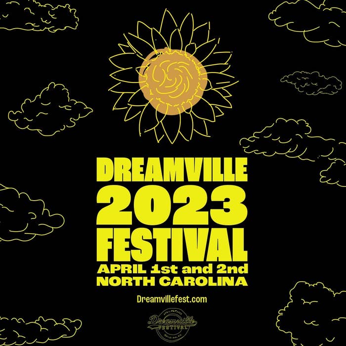 The poster for Dreamville Festival 2023 in North Carolina