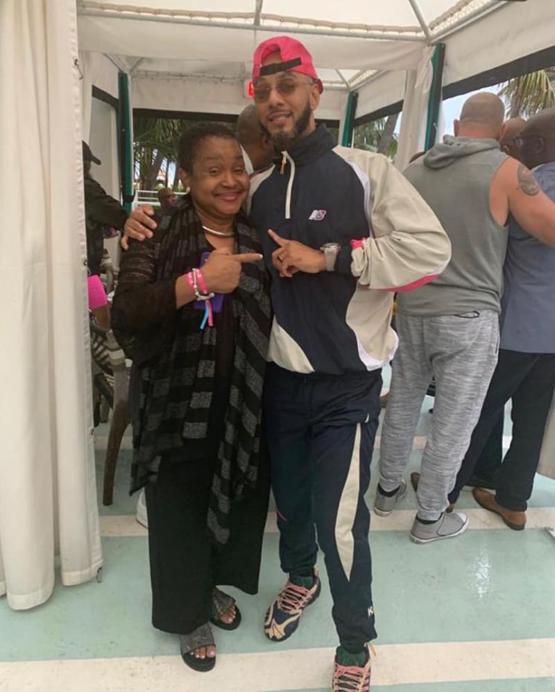 Sharon Burke and Swizz Beatz