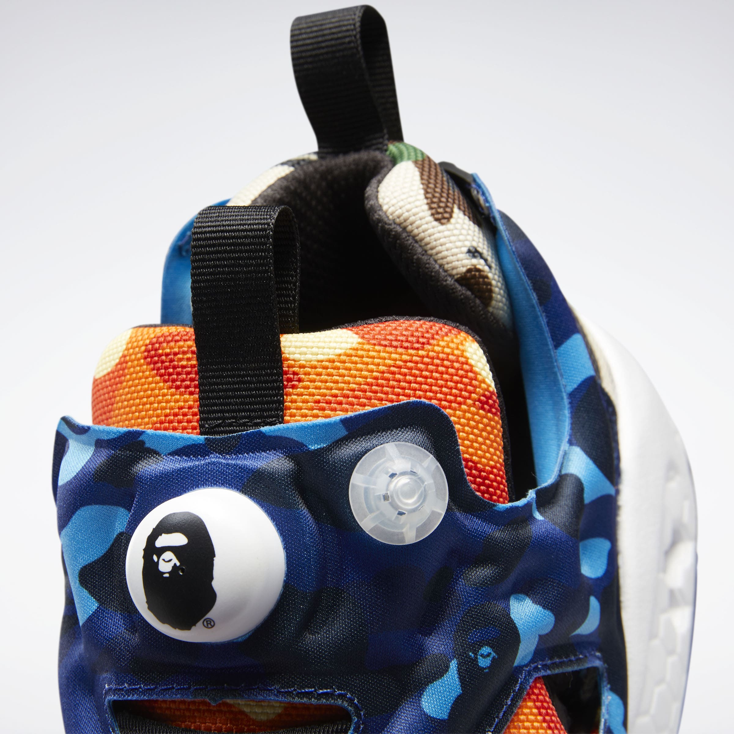 Bape x Reebok Insta Pump Fury Release Date Q47370 Tongue Detail