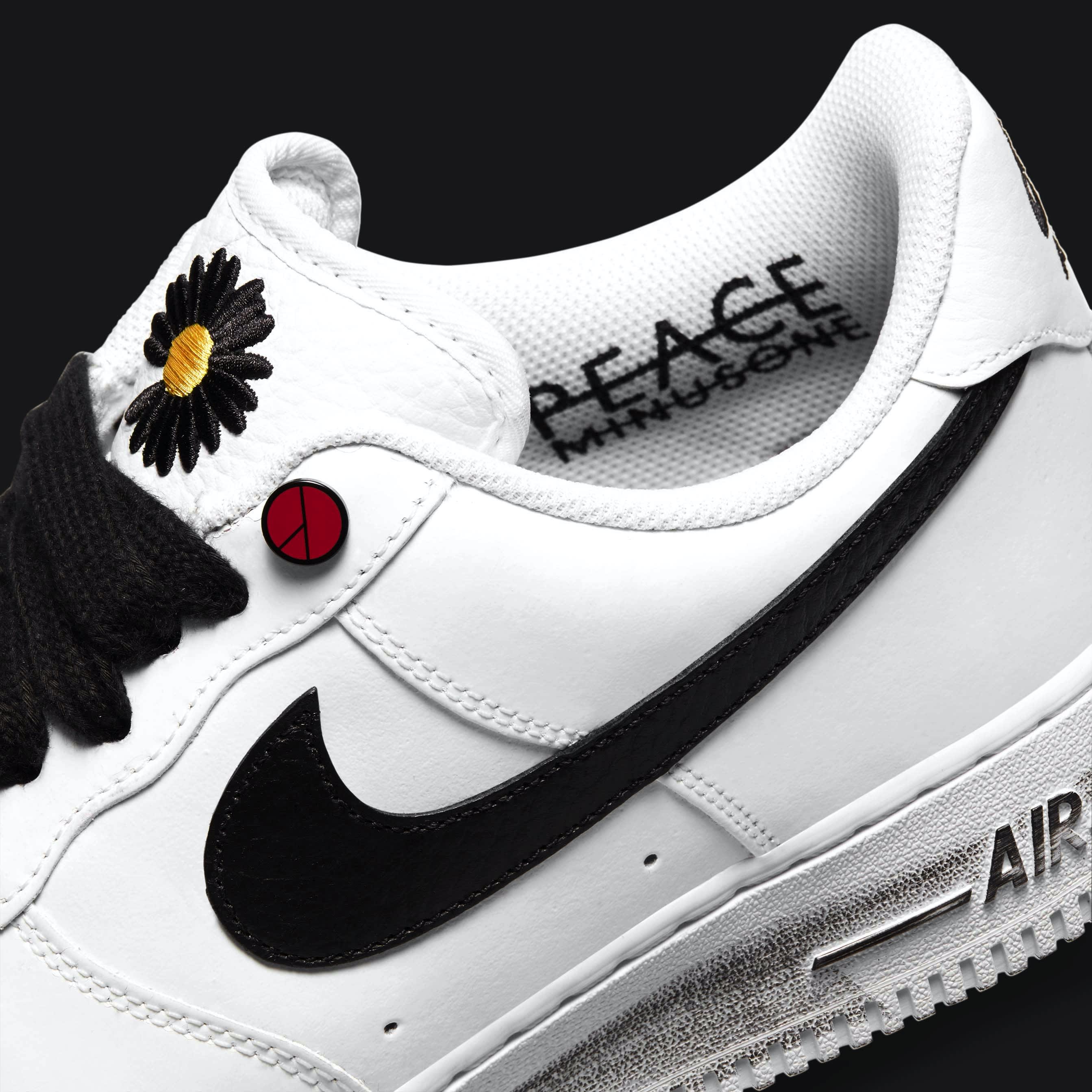 G-Dragon x Nike Air Force 1 Para-Noise Release Date DD3223-100 Lining