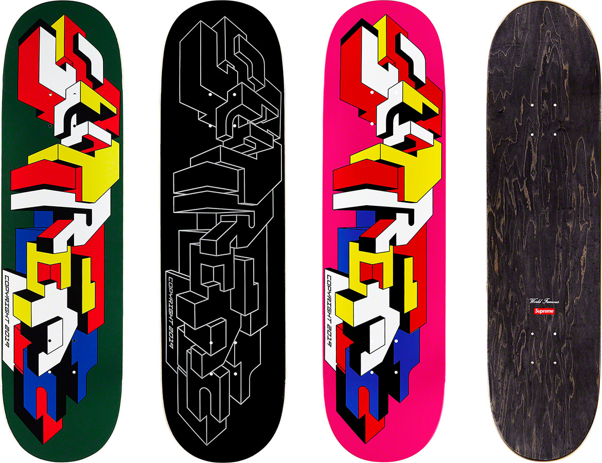 Supreme Delta Skateboard Decks