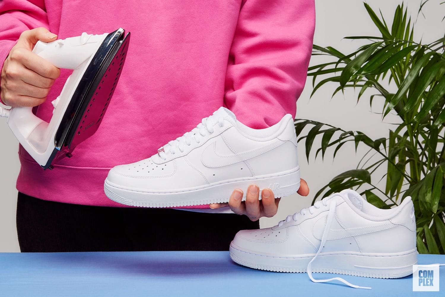 How to remove creases from Air Force Ones