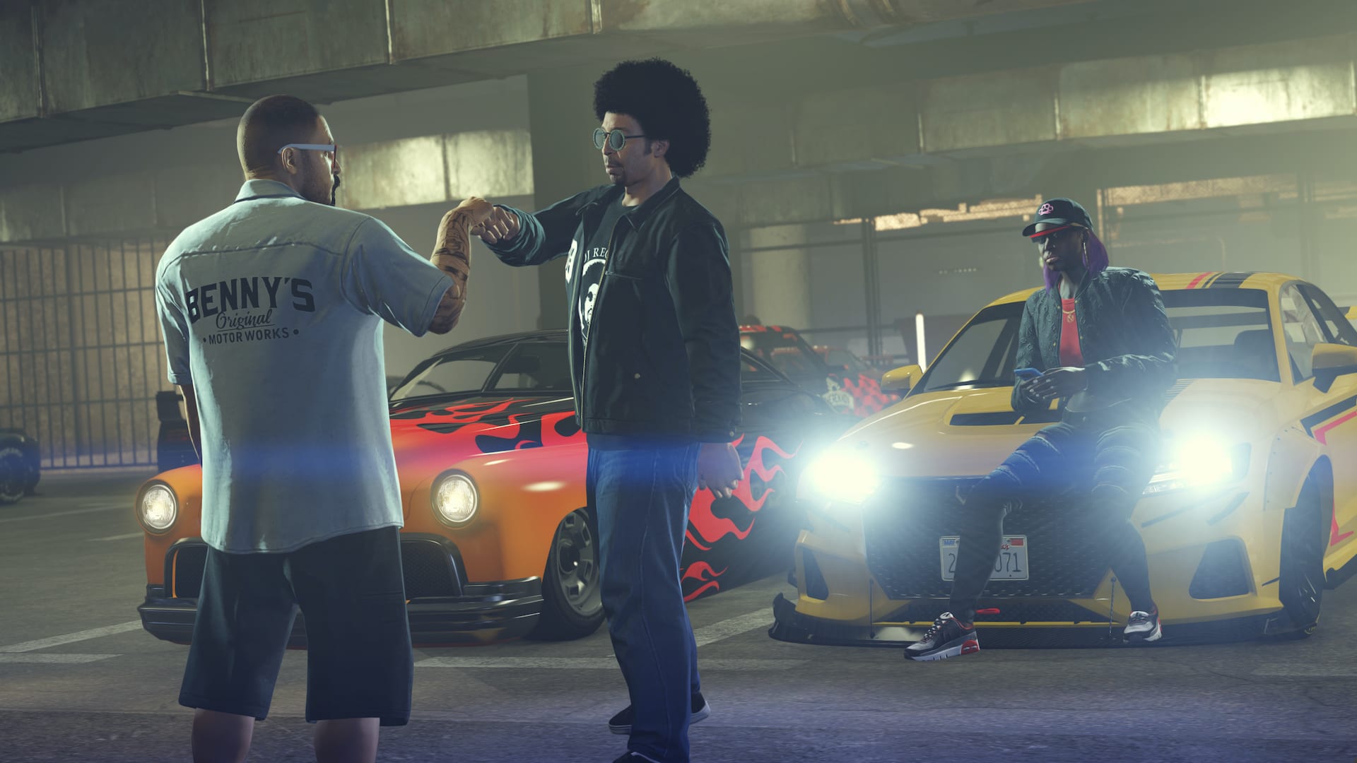 GTA Online Los Santos Tuners - Moodymann aka Kenny and Sessanta with Benny