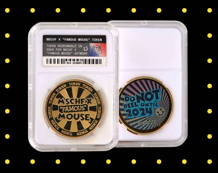 "Famous Mouse" tokens sold by MSCHF