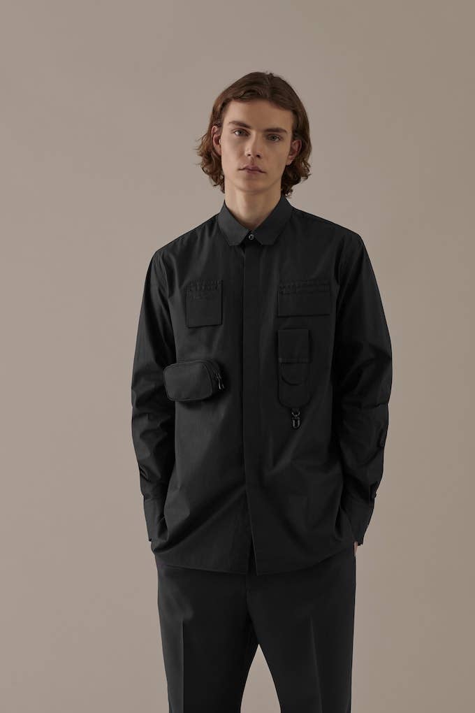 Louis Vuitton Black 3D Longsleeve button Shirt - LIMITED EDITION