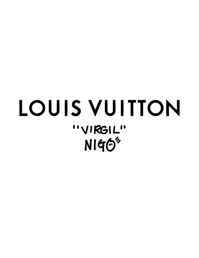 Louis Vuitton Virgil Abloh Nigo Collaboration Model Men's Tote Bag  Authentic