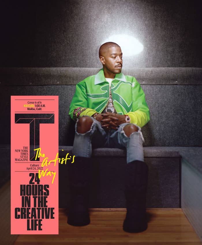 Kid Cudi is pictured on the cover of T Magazine