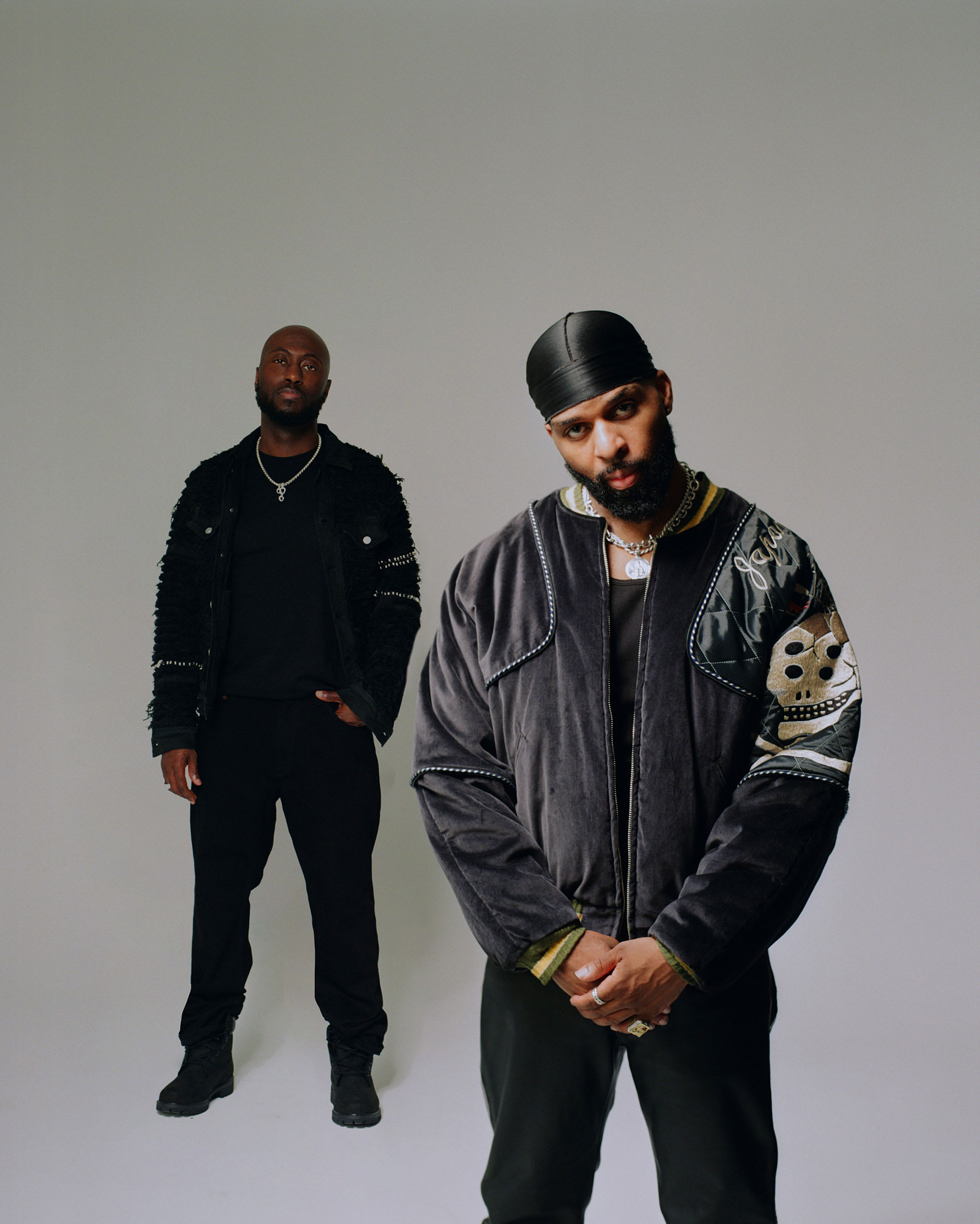 OVO Sound duo Dvsn pose against white background