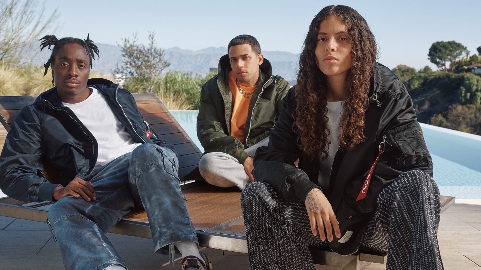 070 Shake and the 070 crew for Alpha Industries&#x27; SS22 campaign