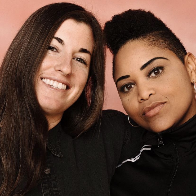 Liz Connelly and Cheresse Thornhill from Adidas&#x27; SEED program