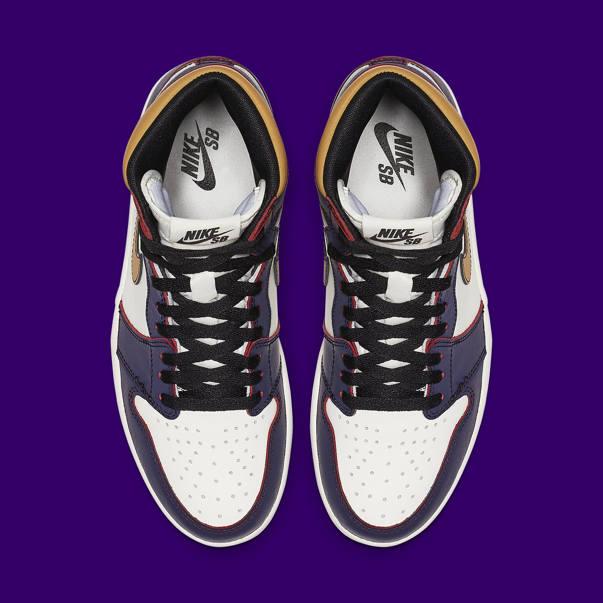 Jordan 1 sb lakers store pre order