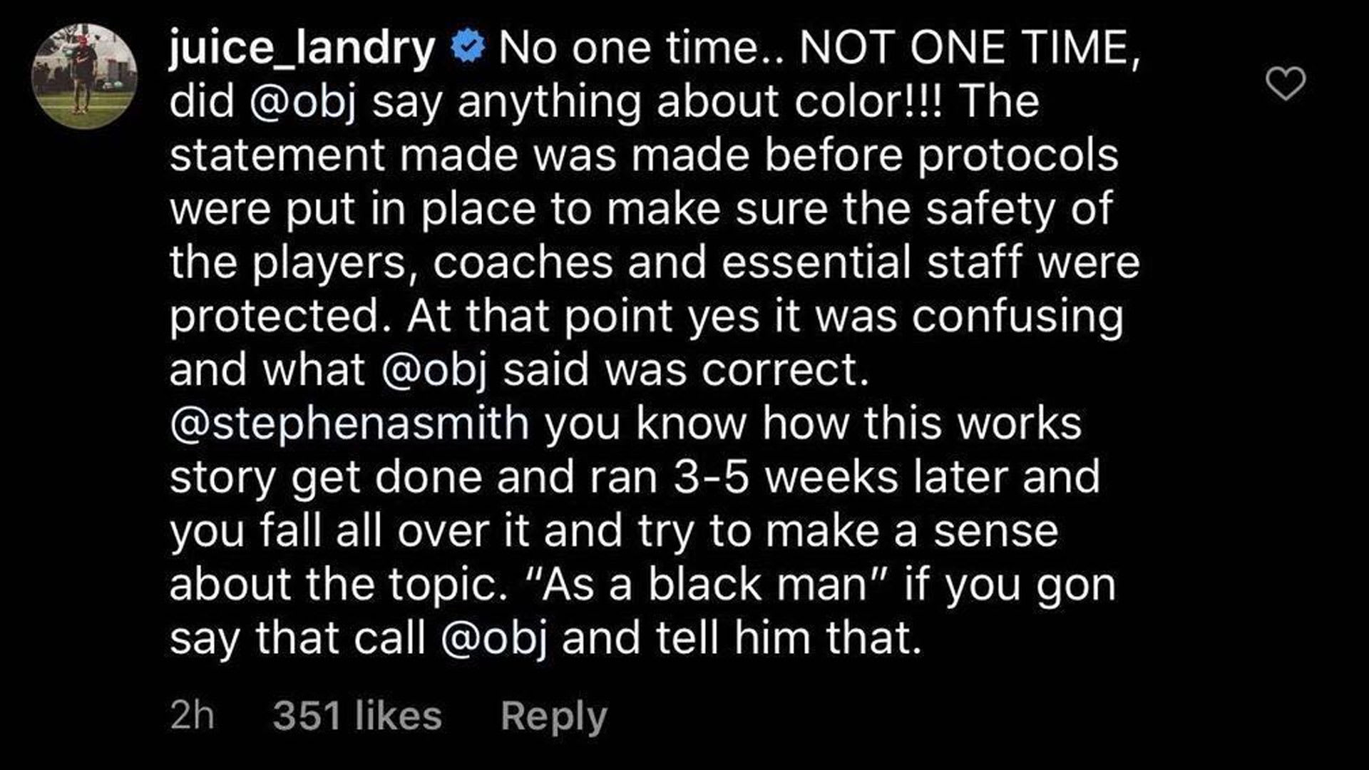 Jarvis Landry comment