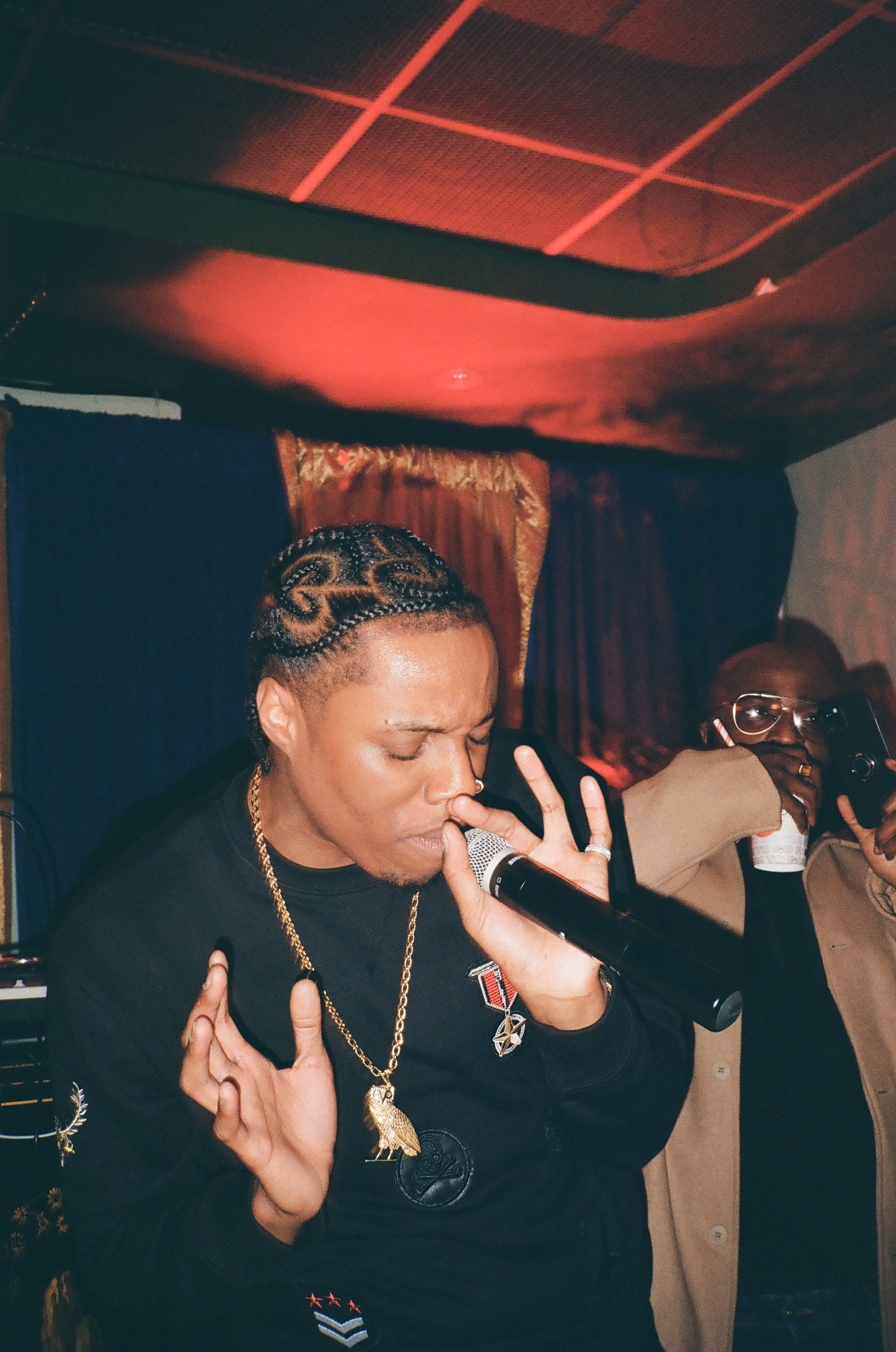 Roy Woods performing at the Havana Club bottle launch