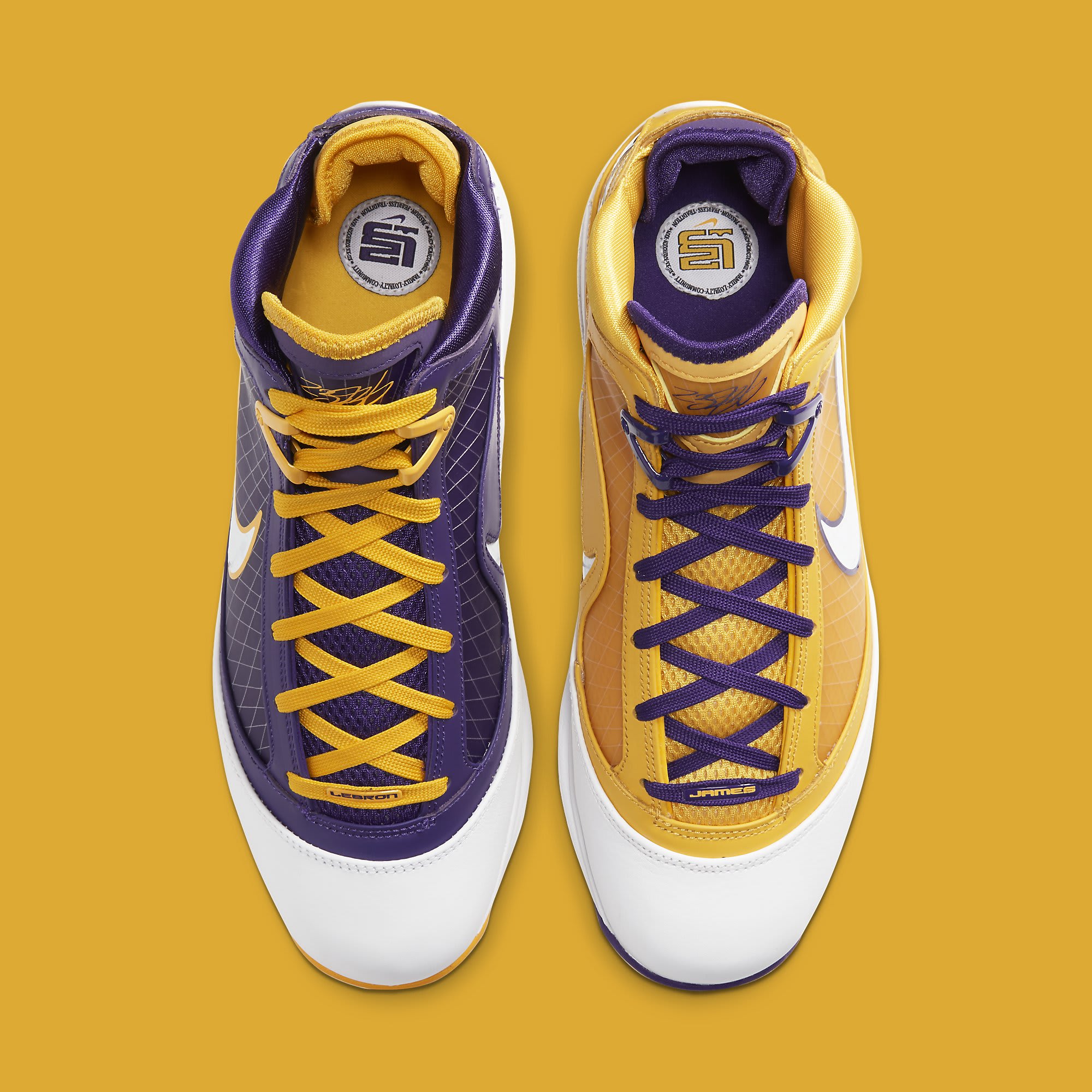 Nike LeBron 7 &#x27;Lakers&#x27; CW2300-500 Top