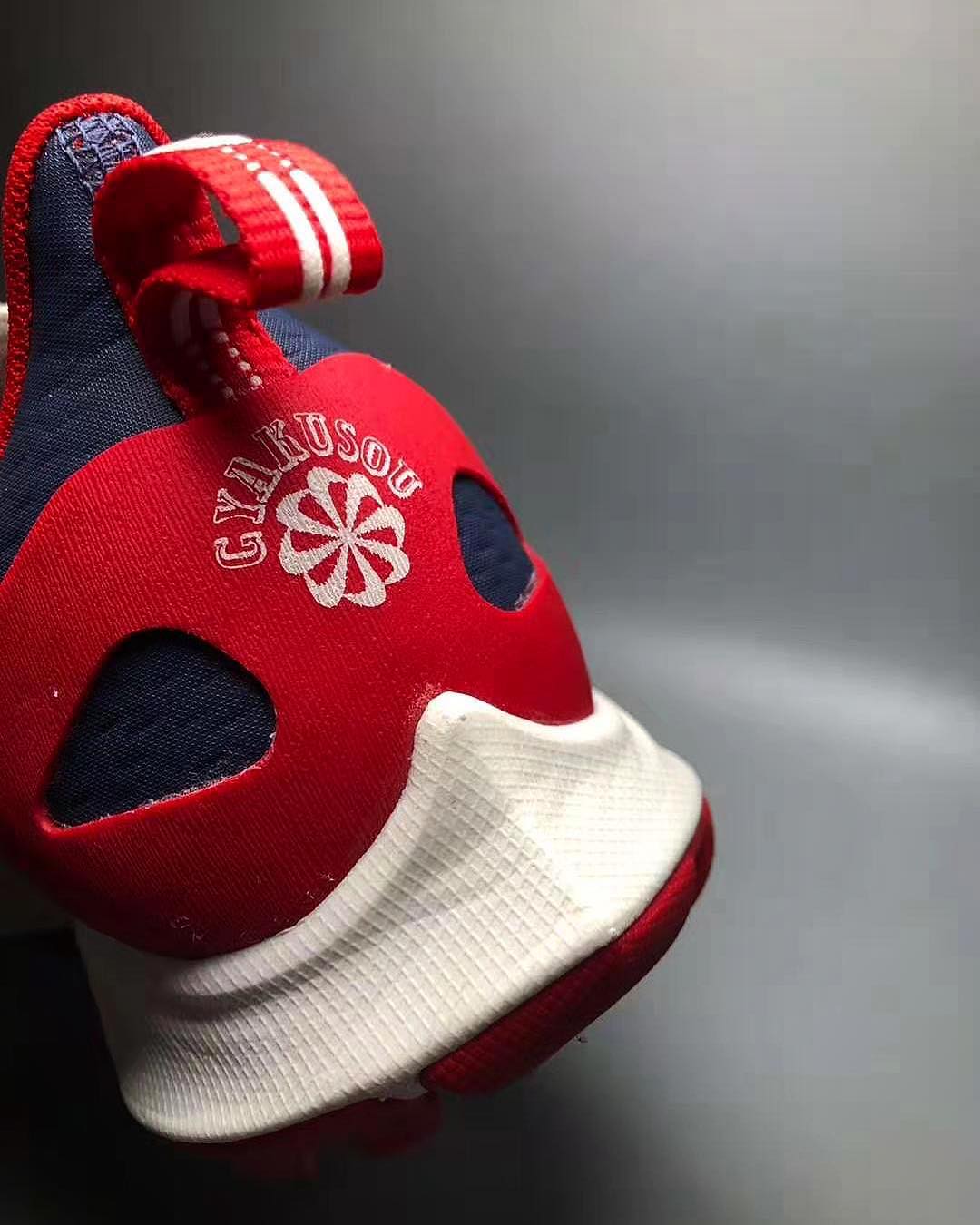 Gyakusou x Nike 2019 Red/Navy (Heel)