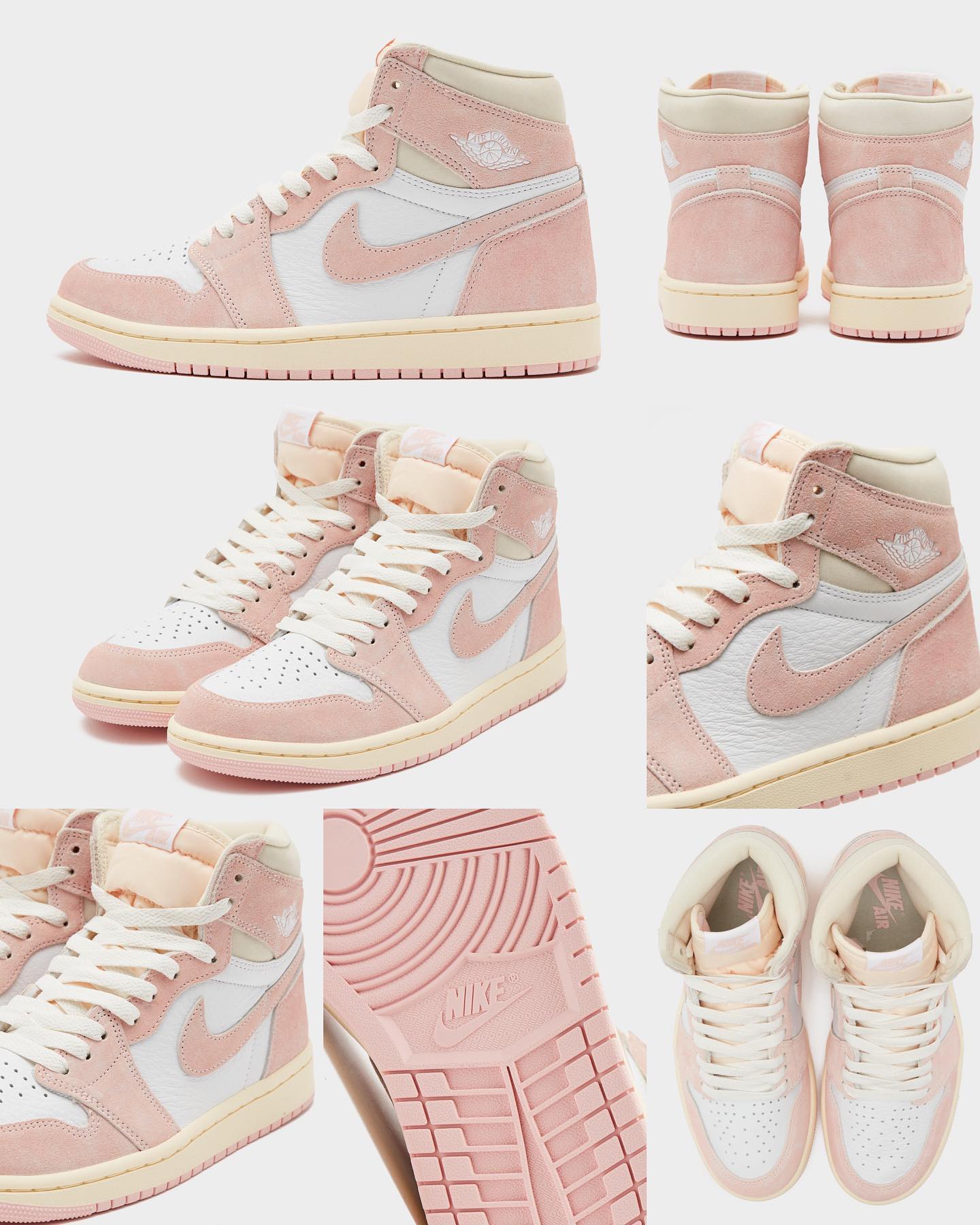 Washed Pink' Air Jordan 1 High Releases This Month | Complex