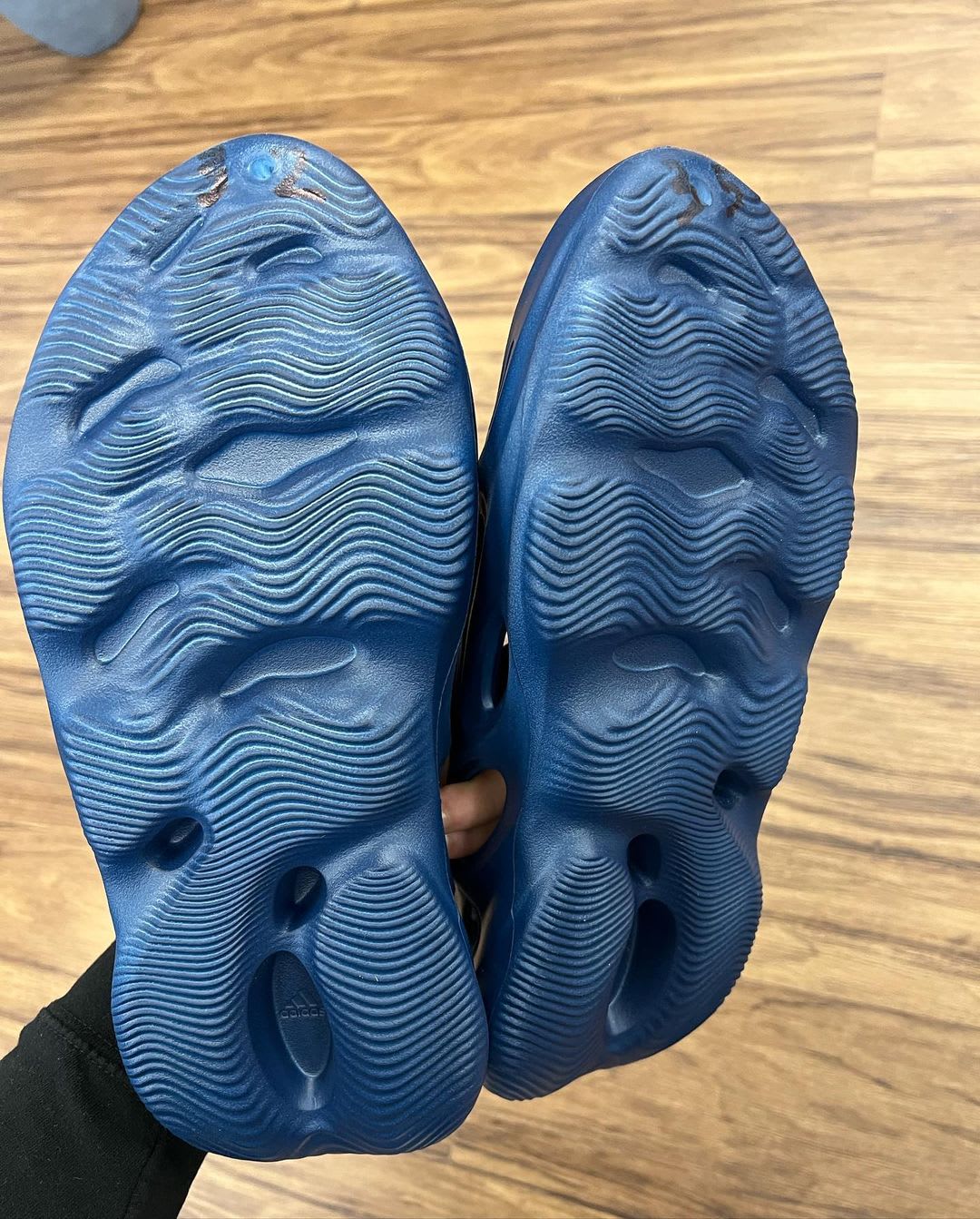 Adidas Yeezy Foam Runner Surfaces in Navy Colorway