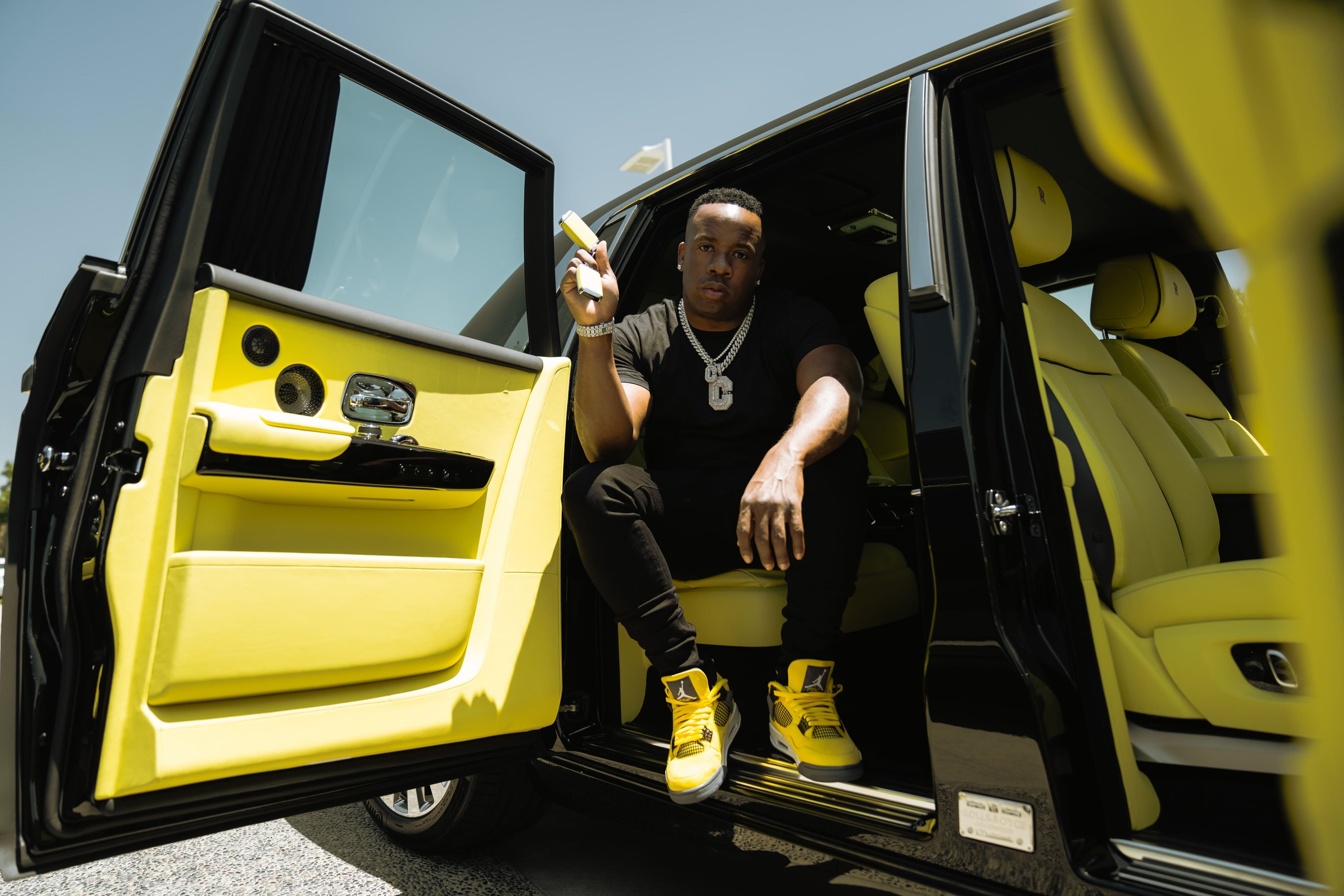 Yo Gotti poses in birthday purchase