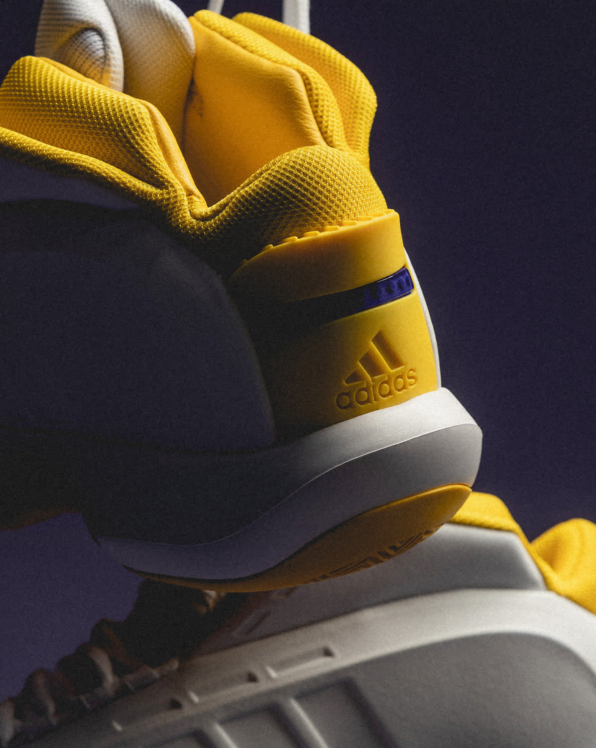 Adidas Crazy 1 &#x27;Lakers Home&#x27; GY8947 Heel