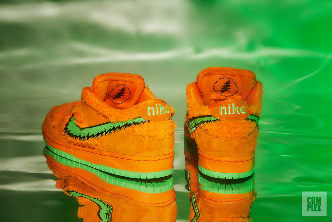 Orange Grateful Dead Nike SB Dunks