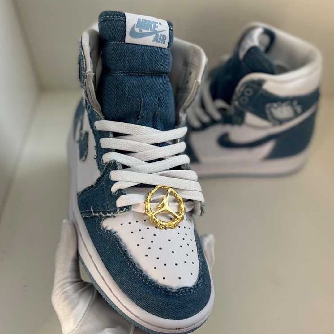 Air Jordan 1 Denim Women&#x27;s Release Date DM9036-104 Front