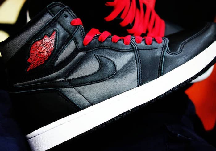 Air Jordan 1 Satin Black Red Release Date