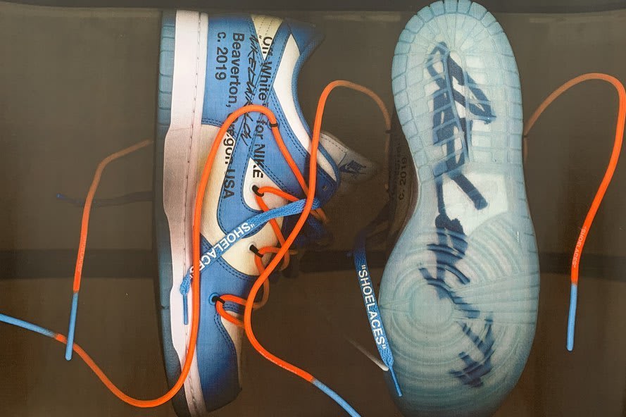 Futura off white clearance dunk