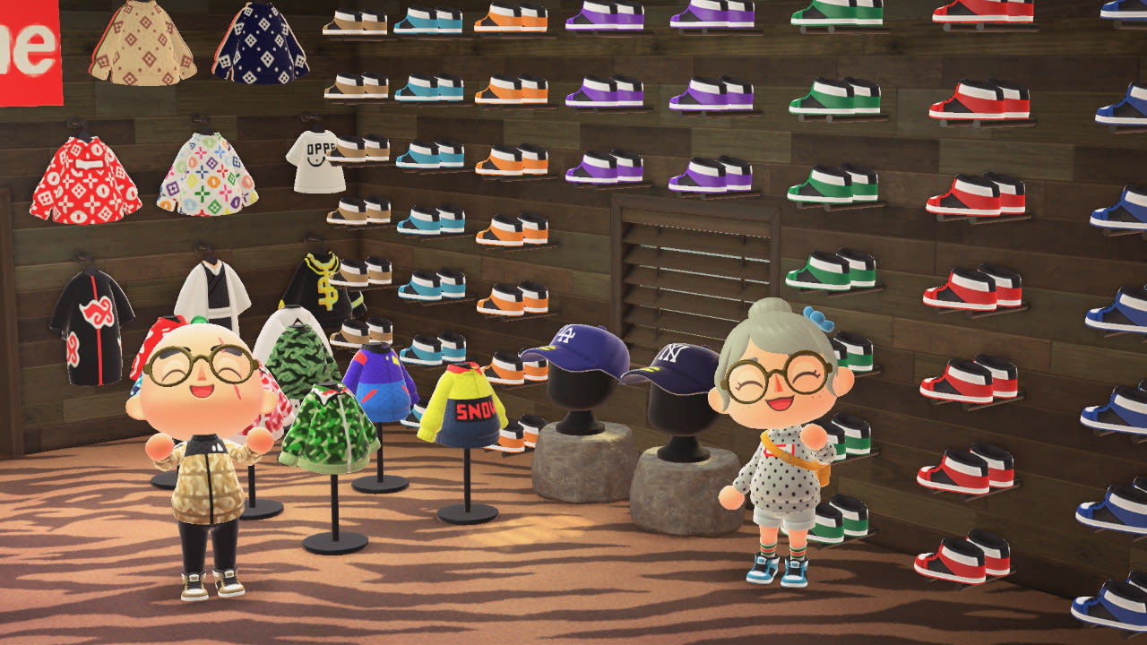 Animal Crossing: New Horizons Sneaker Wall Streetwear